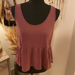 Mauve Flowy Tank Top